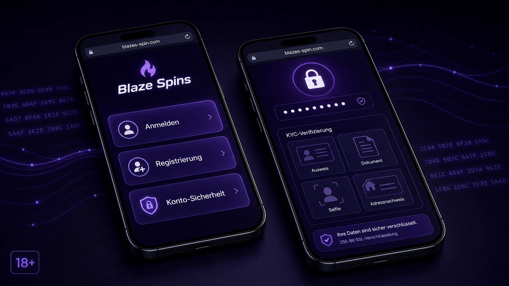 Mobile Login, Registrierung und Konto-Sicherheit