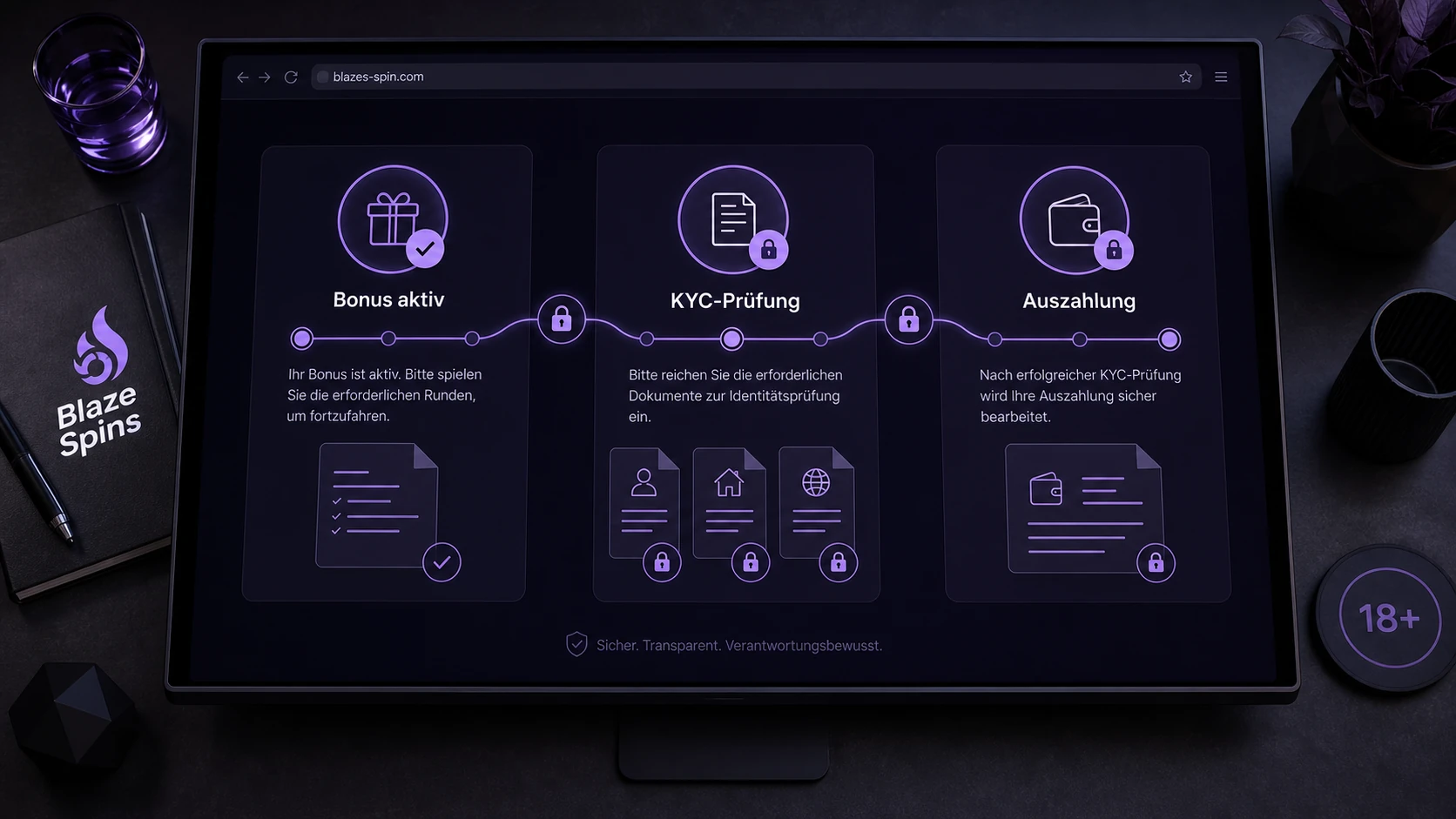 Bonus, Auszahlung und KYC