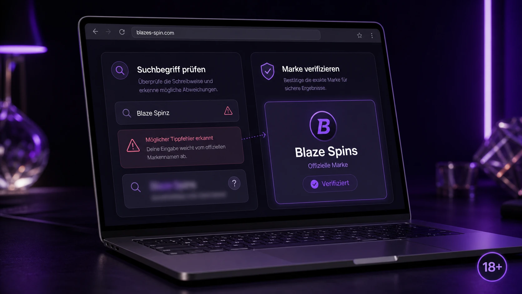 Blaze Spins oder Blazespins: Schreibweise und Suchintention