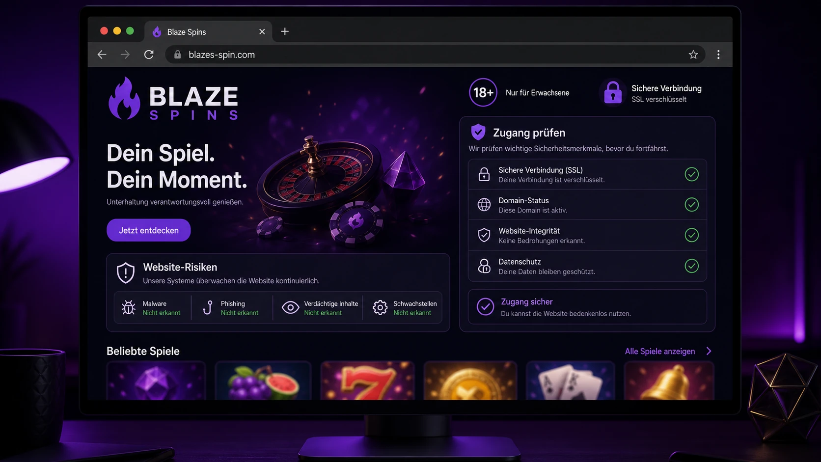 Blaze Spins Online Casino: Zugang, Website und Risiken